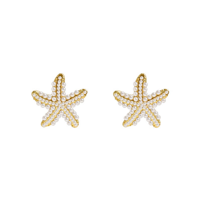 Sterling silver jarum dpt dipakai saat tidur sea star giwang telinga wanita indah halus grace earbud