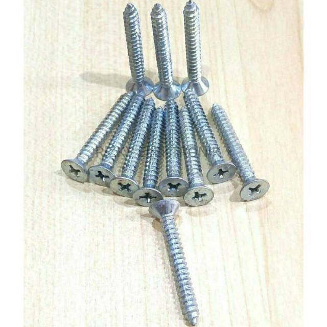 Taping Screw Skrup Sekrup 10 x 1 1/2&quot;