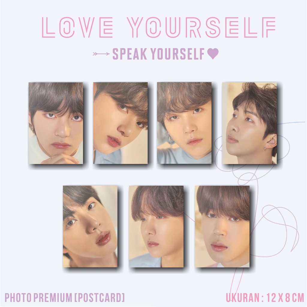 [Postcard] BTS Love Yourself Speak Yourself Premium Photo - Unofficial