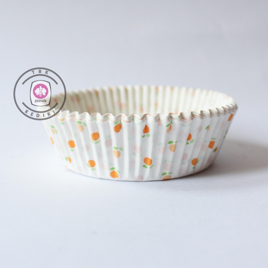 Jual Cup Diva Oz Polos Corak Tempat Roti Kukus Paper Cup Bolu