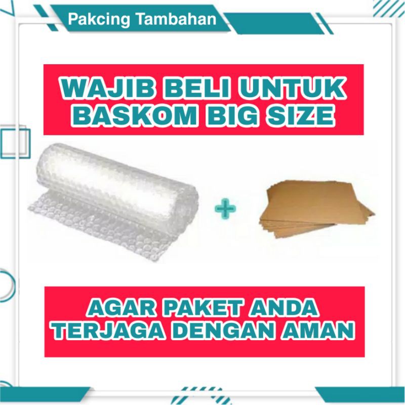 Bubble Wrap + Kardus Untuk Packing