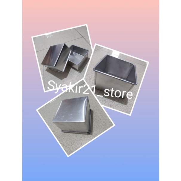 loyang kukus/loyang kue lapis 14x14cm
