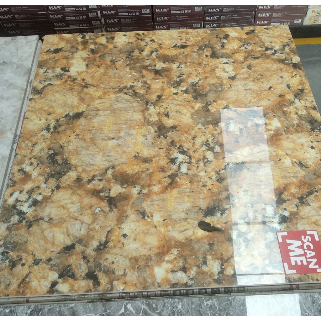 Granit 80x80 Toraja Brown coklat COrak Marmer