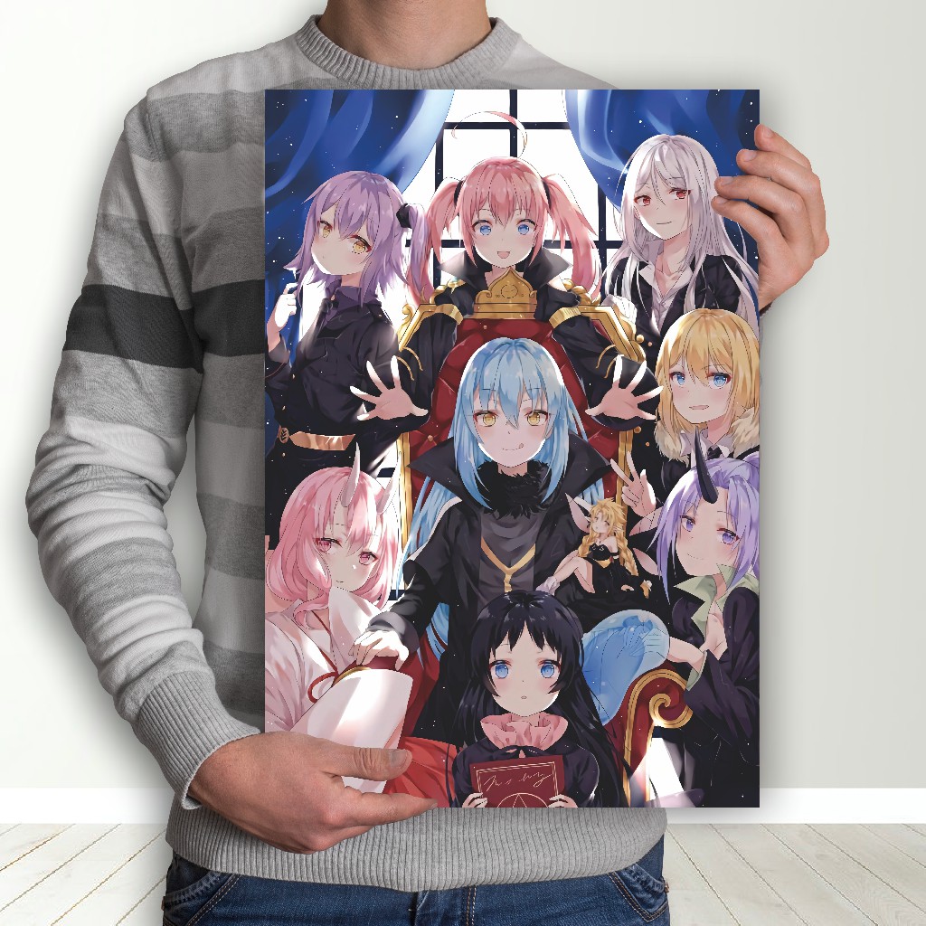Poster Tensei Shitara Slime Datta Ken Tensura Size A3+ Anime Rimuru Shion Milim Benimaru Shuna-18 Rimuru