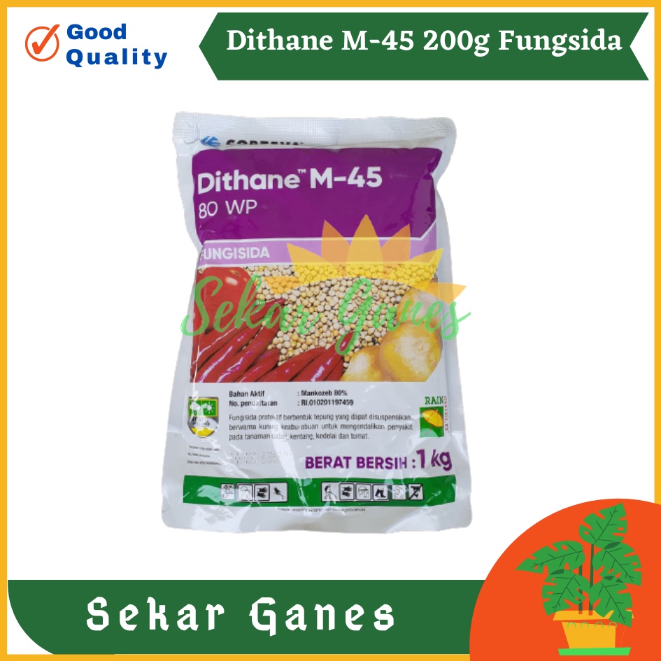 Pupuk Dithane M 45 80 Wp 1kg Pupuk Anti Jamur Fungisida Dow Pupuk Mengendalikan Penyakit Tanama Dithane M45 80wp 1kg