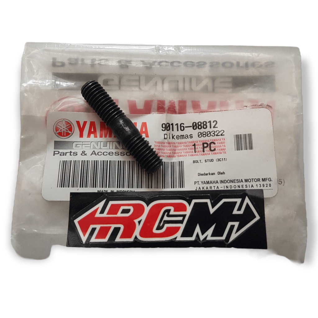 90116-08812 BOLT BAUT SCREW TANAM NAP GEAR GER GIR BELAKANG SCORPIO BYSON VIXION OLD LAMA OVI ORI