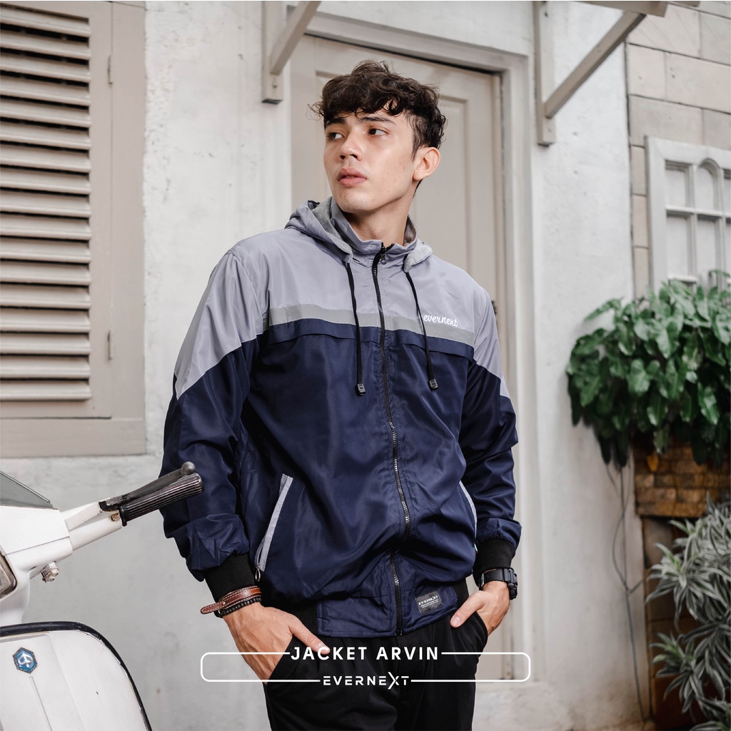 Jaket Bolak Balik Pria Jaket Motor Outdoor Original Keren Terbaru