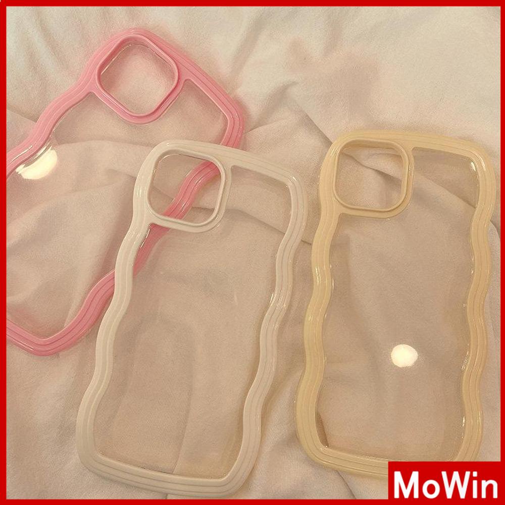 iPhone Case 2 in 1 Wave Candy Case Silicone Soft Case Clear Case Acrylic Frame Protection Camera Shockproof Compatible For iPhone 11 iPhone 13 Pro Max iPhone 12 Pro Max iPhone xr