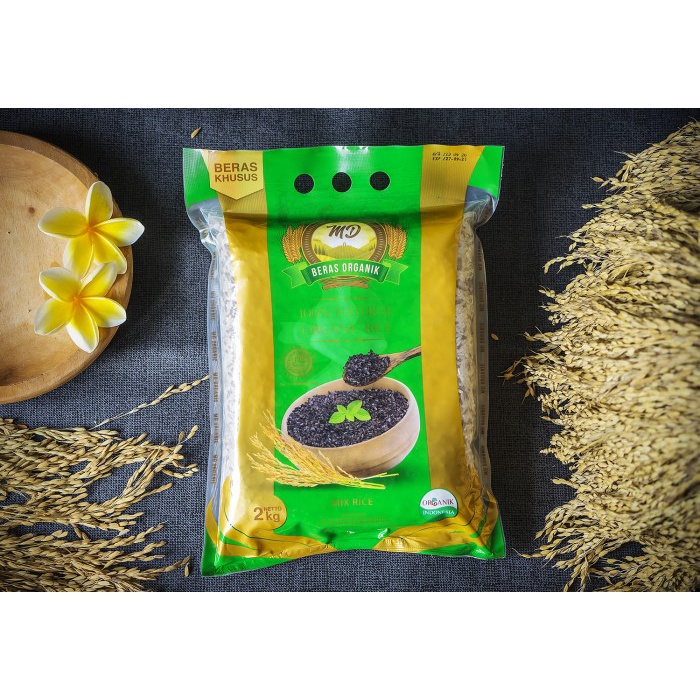 

978EqW Md Organic White + Red Rice 2Kg WQ0112