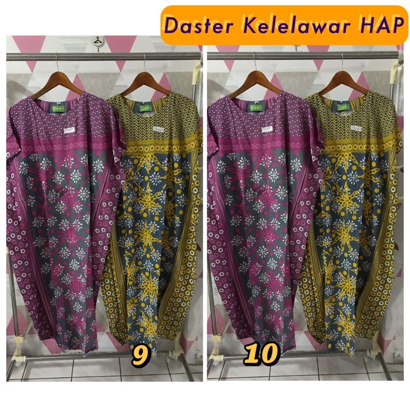 Daster/Longdress Kelelawar Jumbo HAP (Pakai Tali) Motif Random