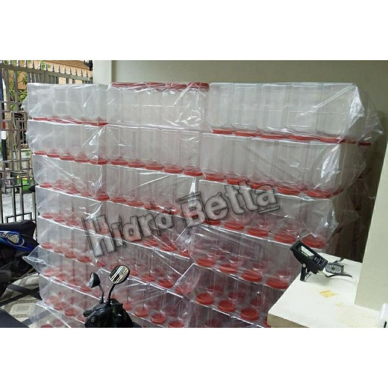 Toples Plastik Ikan Cupang 4 Liter Surabaya (Terlaris) Gojek/Grab