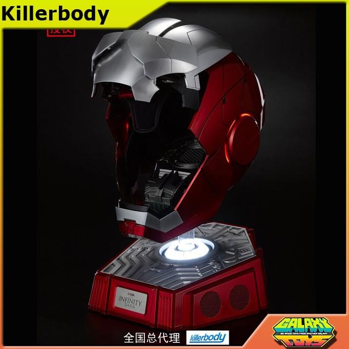 Killerbody 1: 1 Iron Man MK5 Wearable Helmet with Bluetooth Speaker