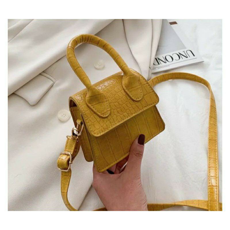 SLING BAG Andin Croco Mini/Tas Andin Murah 2021/Tas Ikatan Cinta Andin