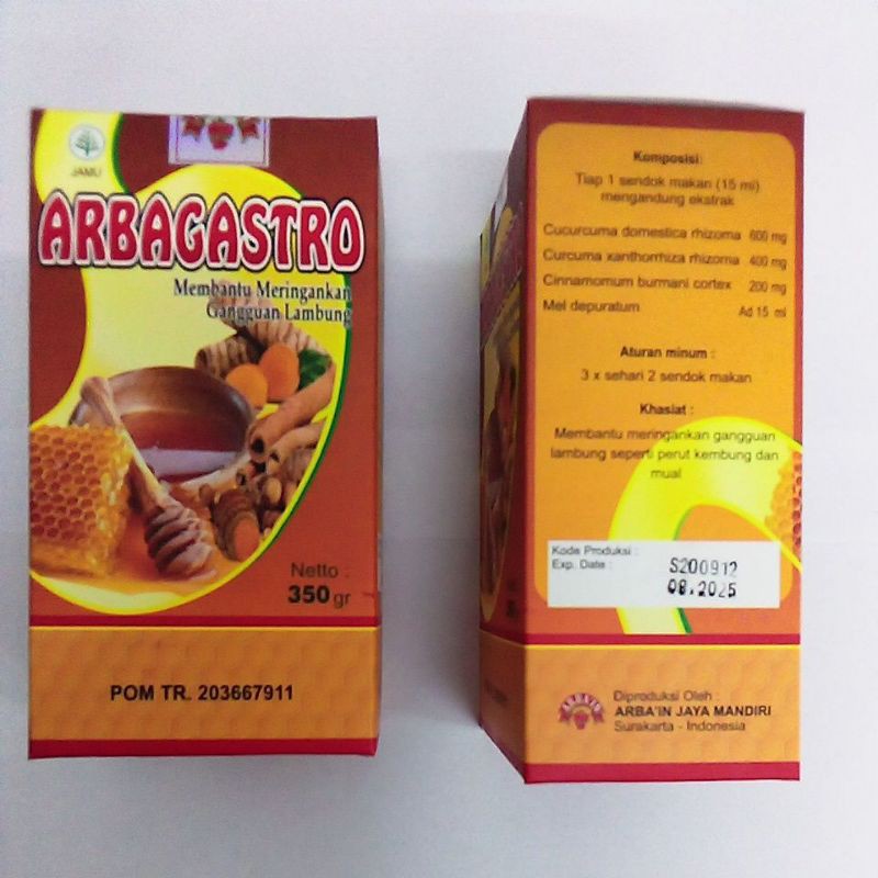 

ARBAGASTRO madu lambung 350 gr. kesehatan