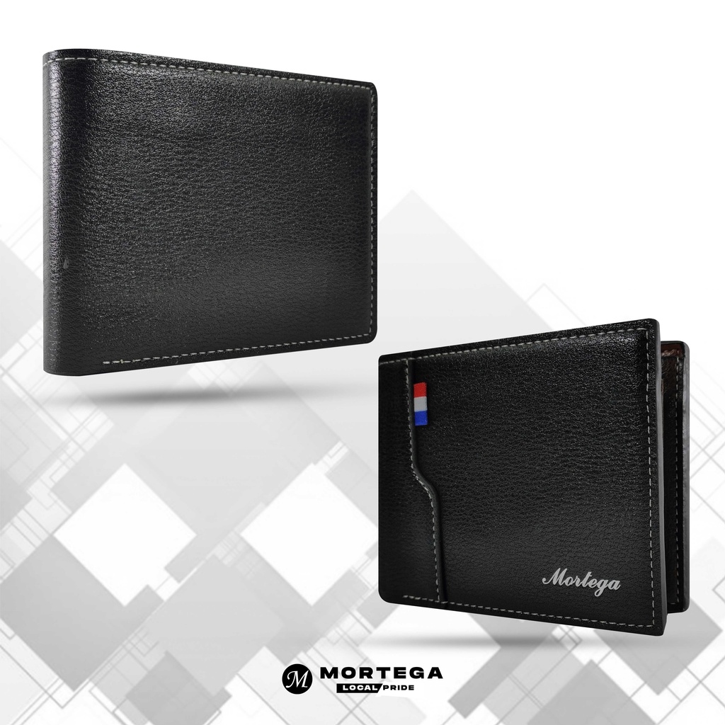 Dompet Lipat Pria Mortega Casual Wallet - Dompet Original Mortega Kulit Sintetis - Leather Wallet - dompet cowok