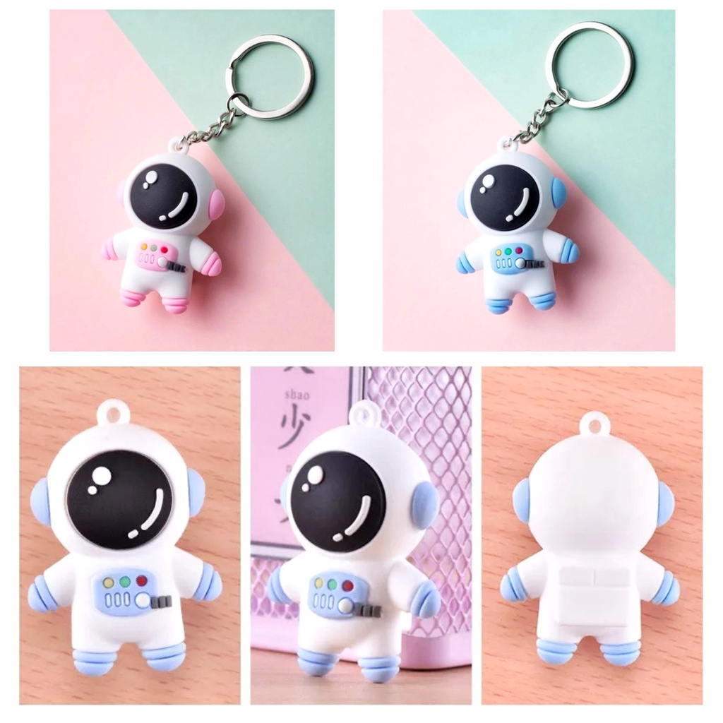 GANTUNGAN KUNCI ASTRONOT // Ganci Karakter Astronot Unik Lucu | Gantungan tas | Bag Charm | Souvenir Murah | Keychain | COD