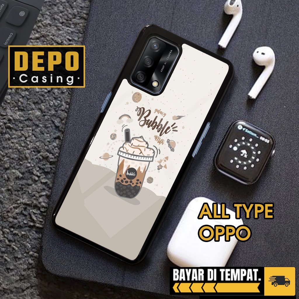 Case Oppo A74 5G Case Hp Oppo A74 5G Premium Glossy Depo Casing [BOBA] Casing Hp Oppo A74 5G Aesthet