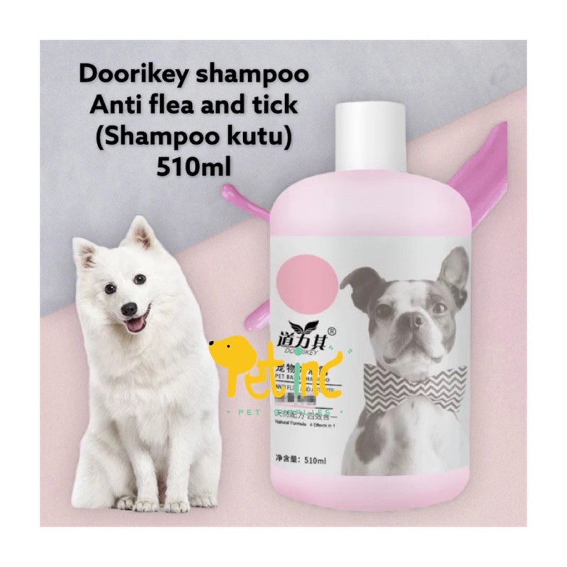 Doorikey flea tick shampoo 510 ml (shampoo anti kutu)