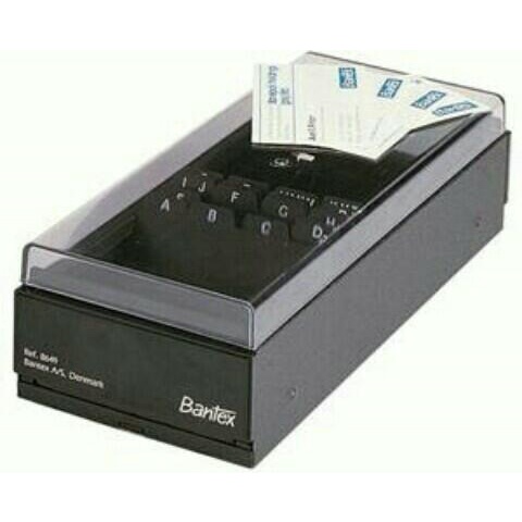 

Bantex Business Card Cases 600 Card Capacity - Ref 8649