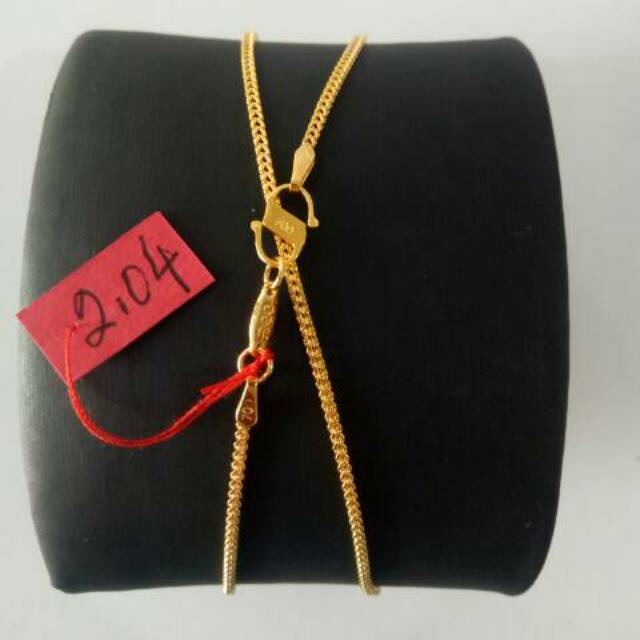 Kalung Emas asli model victory