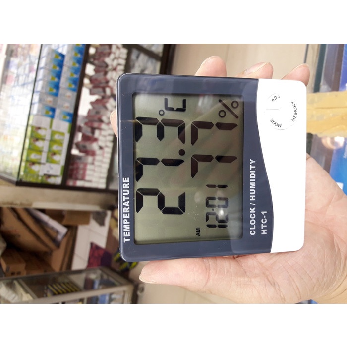 B2B3012 Htc - 1 Thermometer, Hygrometer &Amp;Amp; Clock, Humidty Meter S54D01