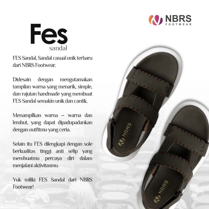 NBRS Sandal NBRS FOOTWEAR TERBARU FES