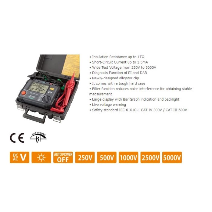 Kyoritsu 3125A High Voltage Insulation Testers