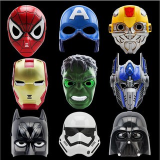 Topeng Plastik Ironman Spiderman Hulk Captain America 