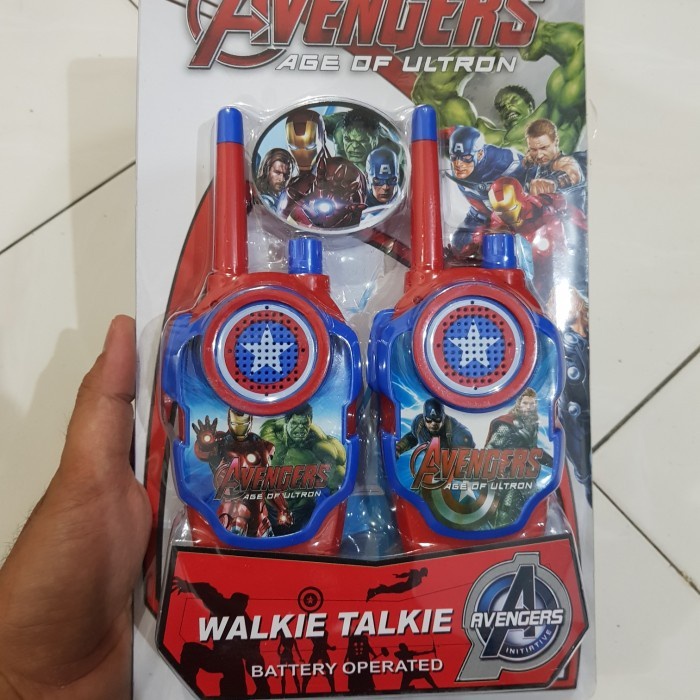 Gaya Mainan Ht Walkie Talkie - Mainan Walkie Talkie Ht Avengers Anak Diskon