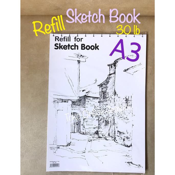 

Hot Sale Atk0731Lr Refill A3 Sketch Book Lyra 9211290 Kertas Isi Ulang Buku Sale!!!