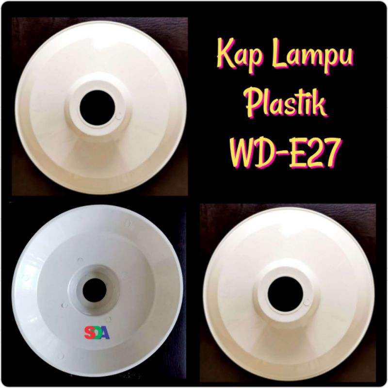 Tempat Lampu Kop Kap Lampu Plastik WD E 27