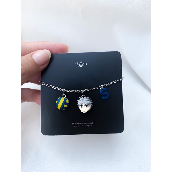 Gelang Custom Semi Eita Haikyuu Anime Clay | anti karat | anti alergi
