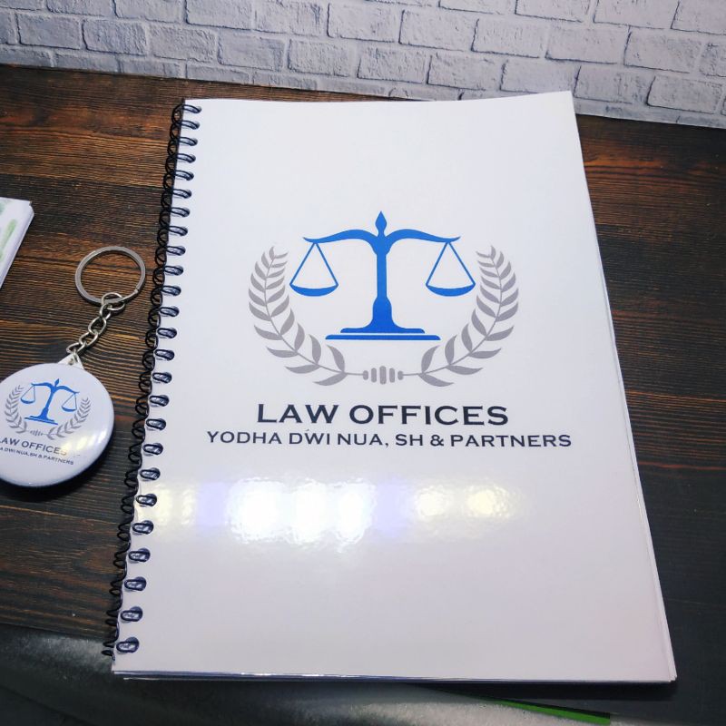 

Custom Notebook Lawyers Buku Agenda Pengacara