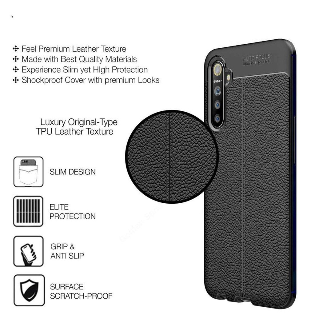 Case Auto Focus Softcase Realme 6 Pro - Free Tempered Glass