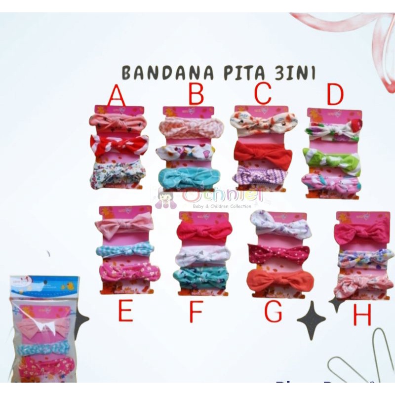 baby headband bandana bando pita bayi anak