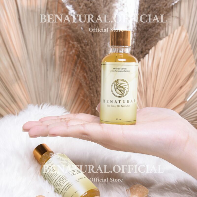 Be Natural Minyak Kemiri untuk Rambut Rontok, Melebatkan Rambut, Menyuburkan Rambut