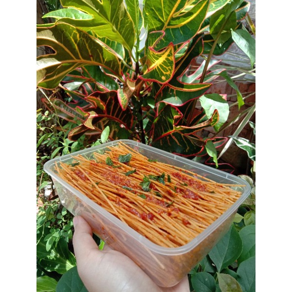 

MIE LIDI PEDAS DAUN JERUK MIE LIDI PEDAS MIE LIDI ORIGINAL MIE LIDI KEMASAN BOX 650ML