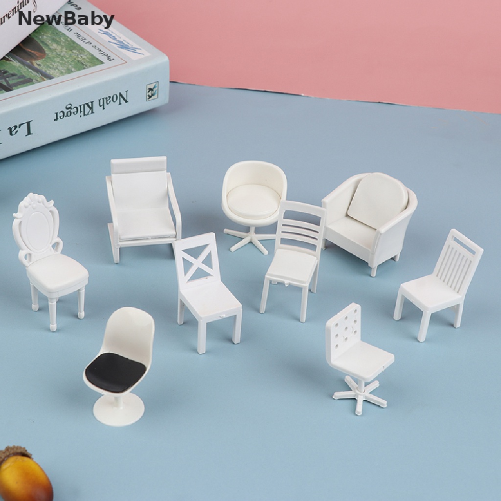 Newbaby Miniatur Kursi Sofa Skala 1: 20 Untuk Dekorasi Rumah Boneka