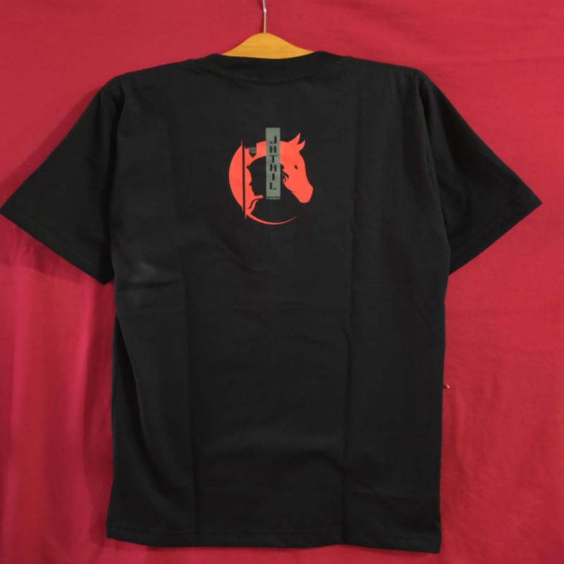 baju reog/kaos reog/kaos budaya Hitam Katun Jathilan Macan Ponorogo