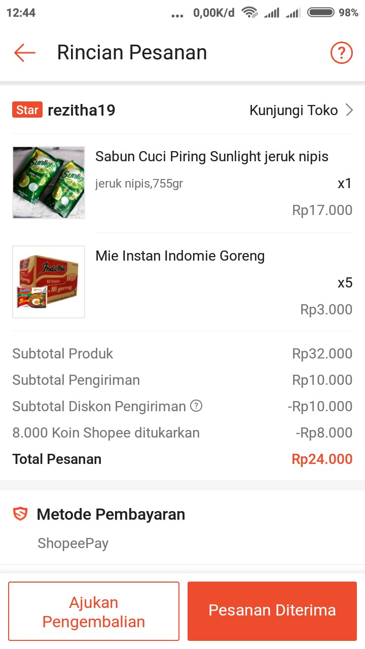 Sabun Cuci Piring Sunlight Jeruk Nipis