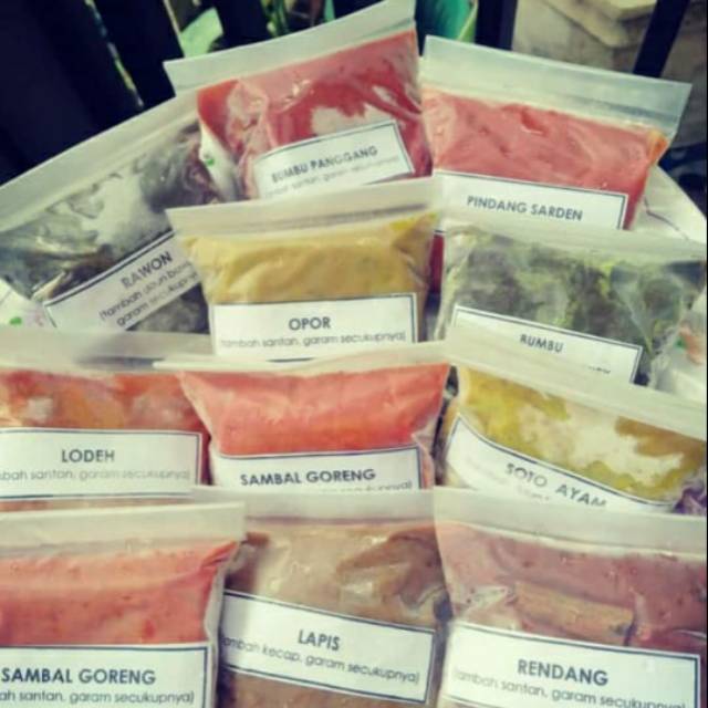 

Bumbu dapur siap saji (fresh)