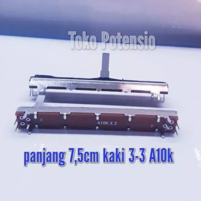 POTENSIO GESER 7,5CM KAKI 3-3 A10K