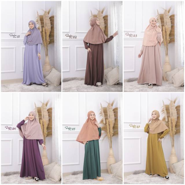 Gamis/Dress Polos Rayon Twill - Sovia Dress