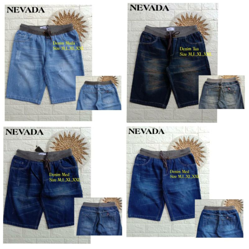 Celana JEANS PENDEK DEWASA NEVADA brand MATAHARI
