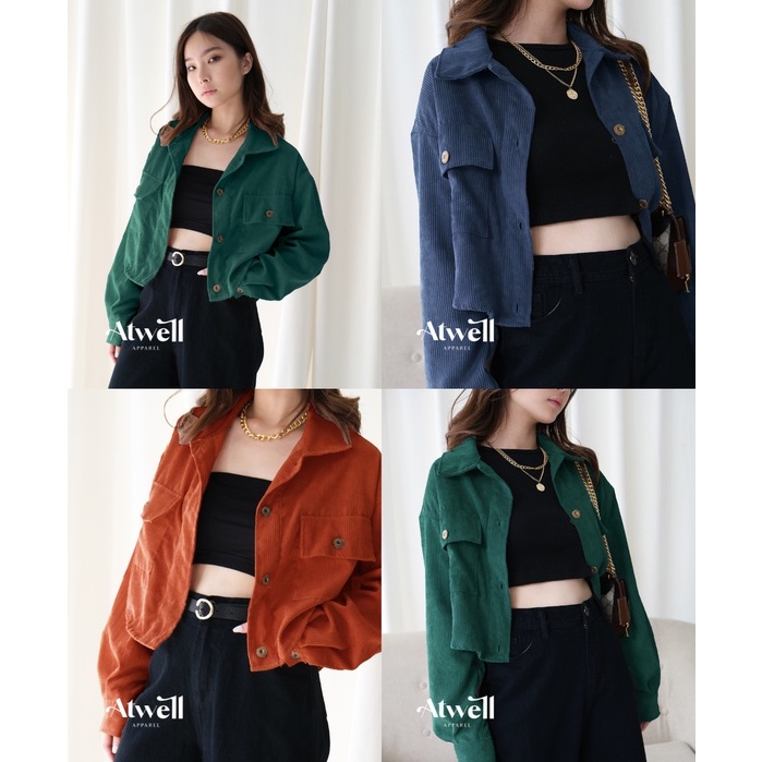 Moza Crop Corduroy Outer