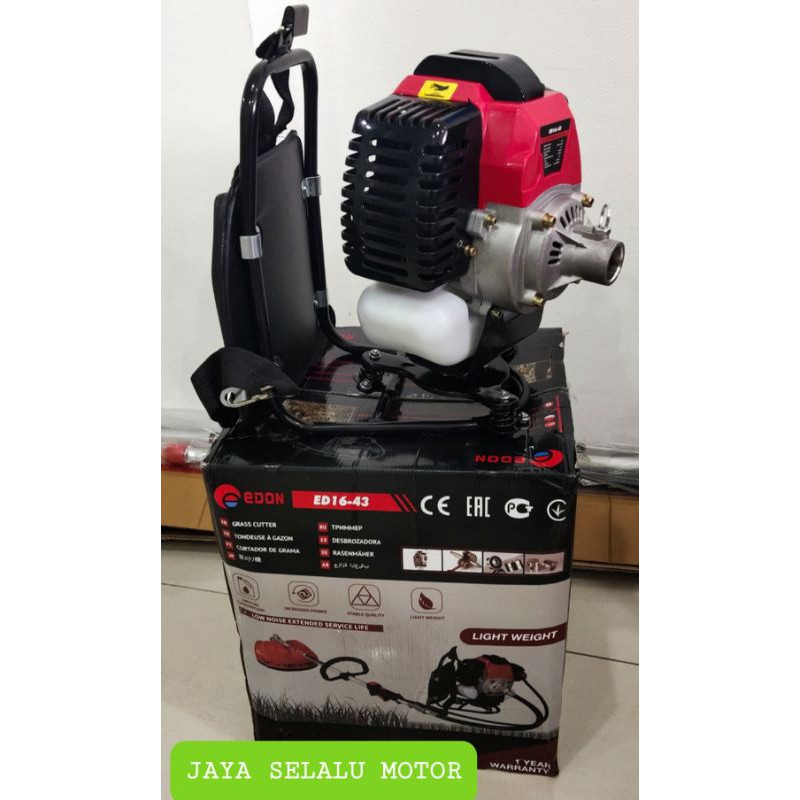 Mesin Potong Rumput Gendong Edon Ed16-43 Ed 16-43 Glass Cutter Ringan