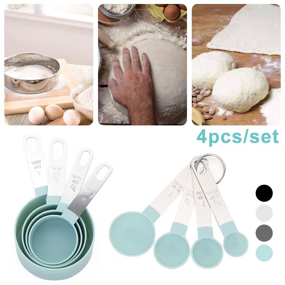 Suyo 4pcs / Set Sendok Takar Tepung Bahan Plastik