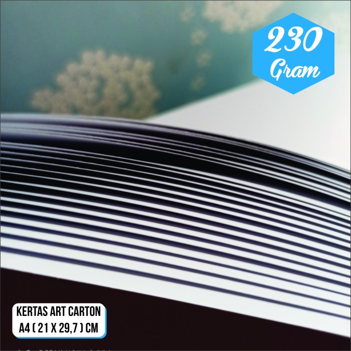 Kertas Art Carton 230 Gram A4 Murah / Kertas Glossy