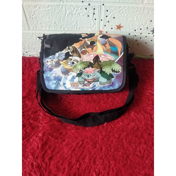 Preloved tas Sling anak pokemon | Sling anak second