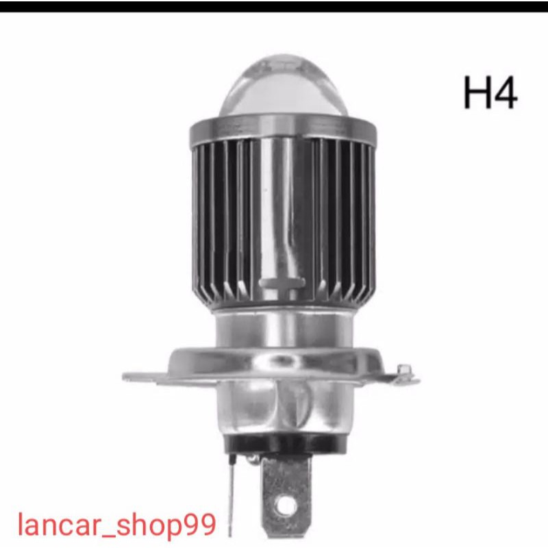 H4 LED LASER 2 WARNA HI LOO 18WATT BOHLAM